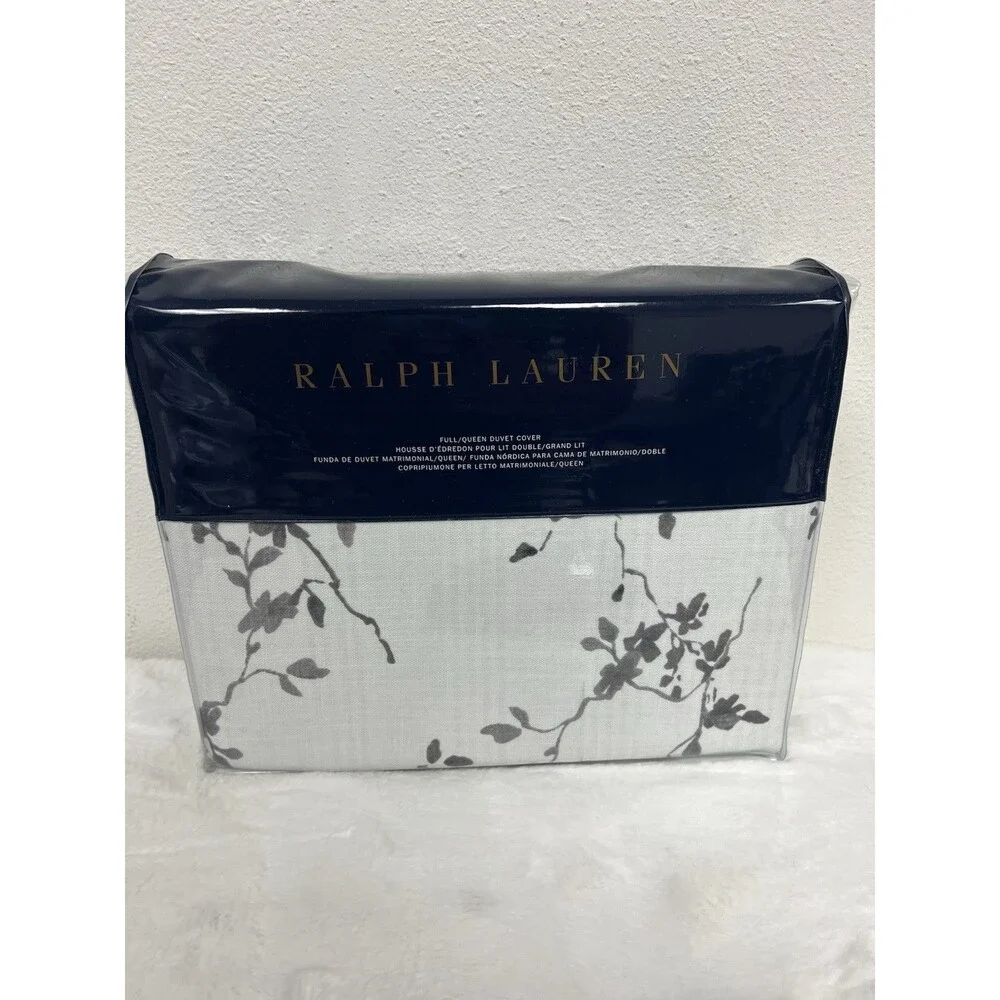 RALPH LAUREN Munroe Full/Queen Duvet + 1 Standard Sham New